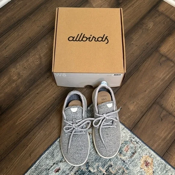 Allbirds women's wool runners Dapple Grey (Cream Sole) size 8 - Picture 2 of 10